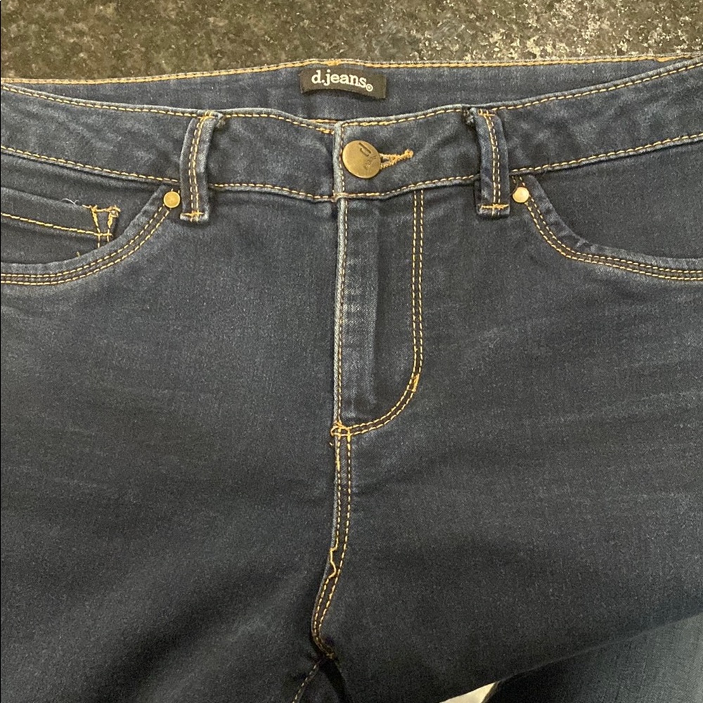 D. Jeans Women's Dark Blue Denim Jeans stretch